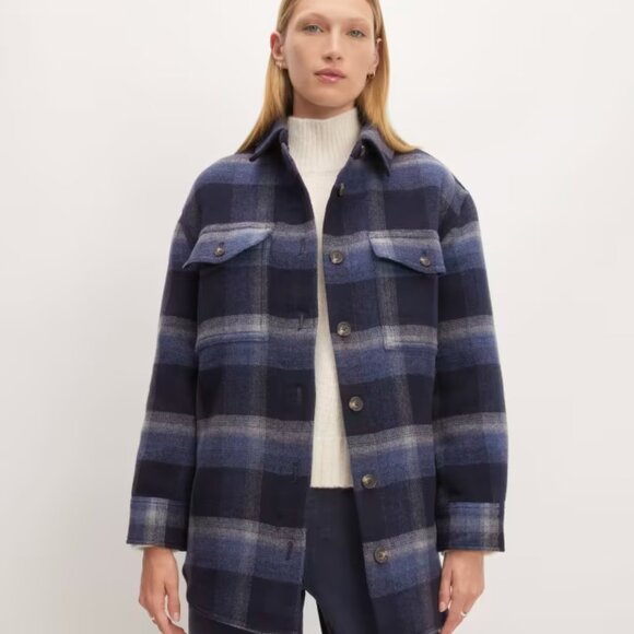 Everlane The Italian ReWool Oversized Shirt Jacket XS - Picture 8 of 8